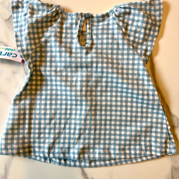 Carter's Blue Gingham Baby Set BNWT - Picture 4 of 4